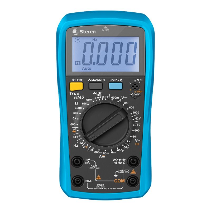 Non True Rms Multimeter Profesional True RMS Multimeter w/ NCV Voltage Detector