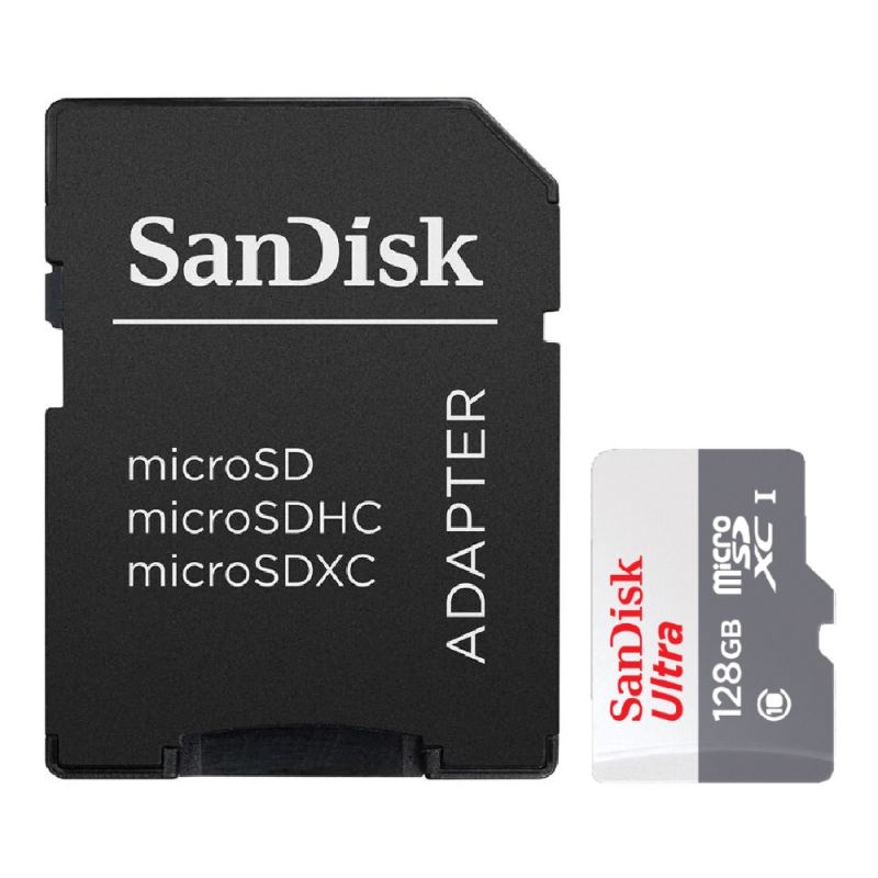 Memoria microSD XC de 128 GB, clase 10 SanDisk* Steren