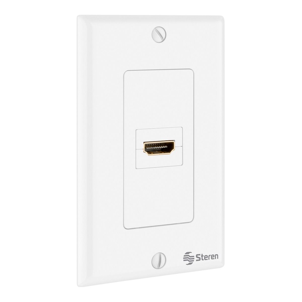 Placa de pared con conector HDMI hembra (jack)
