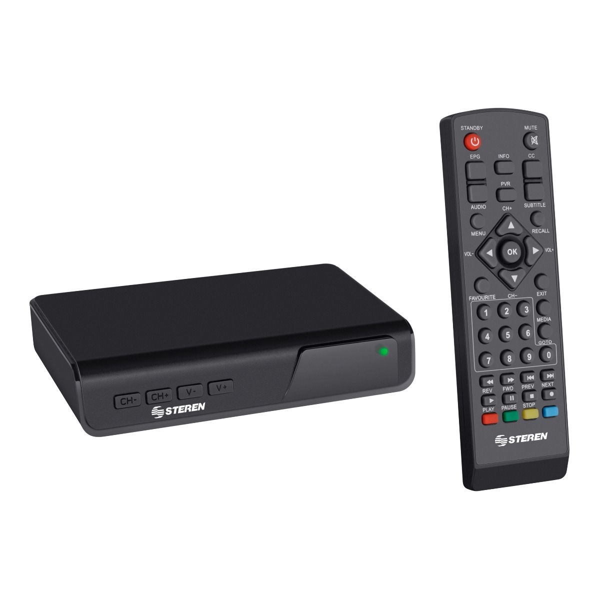 Decodificador de TV digital Terrestre canales de alta definición HDTV y SDTV
