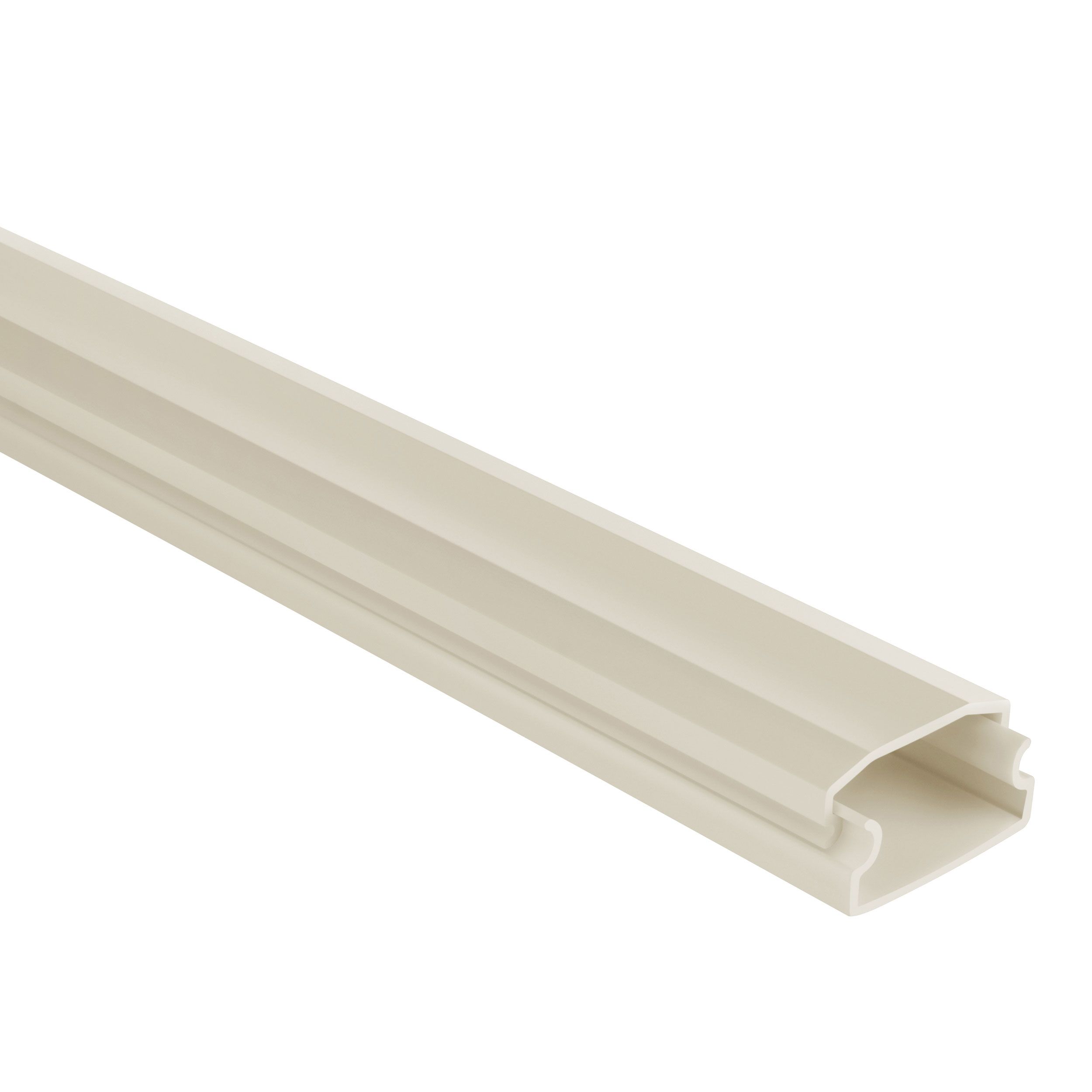 Canaleta de PVC mediana, de 2 m de largo