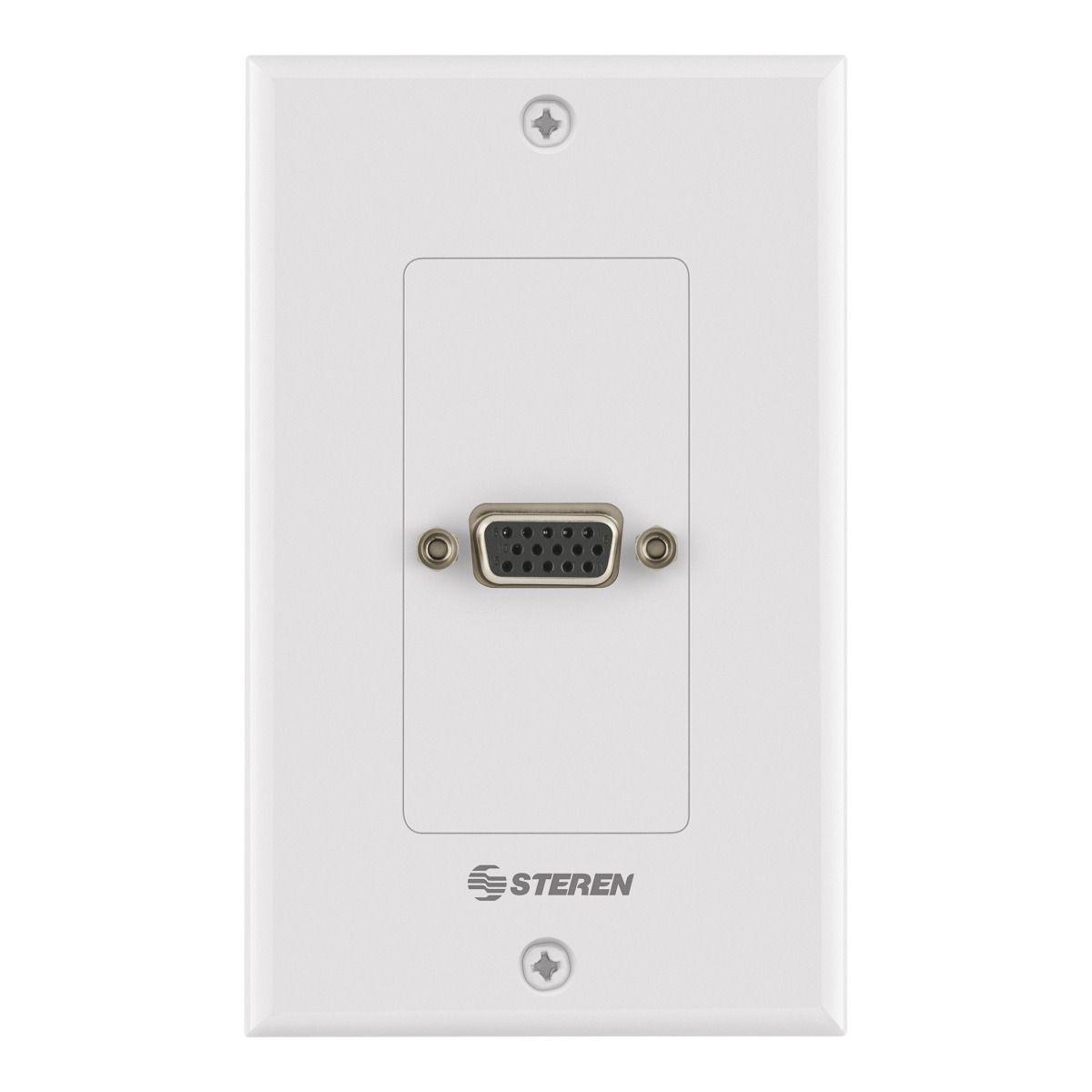 Placa de pared con cople jack a jack VGA (DB15)