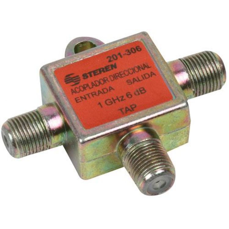 Acoplador direccional tipo T, de 1 GHz, 12 dB