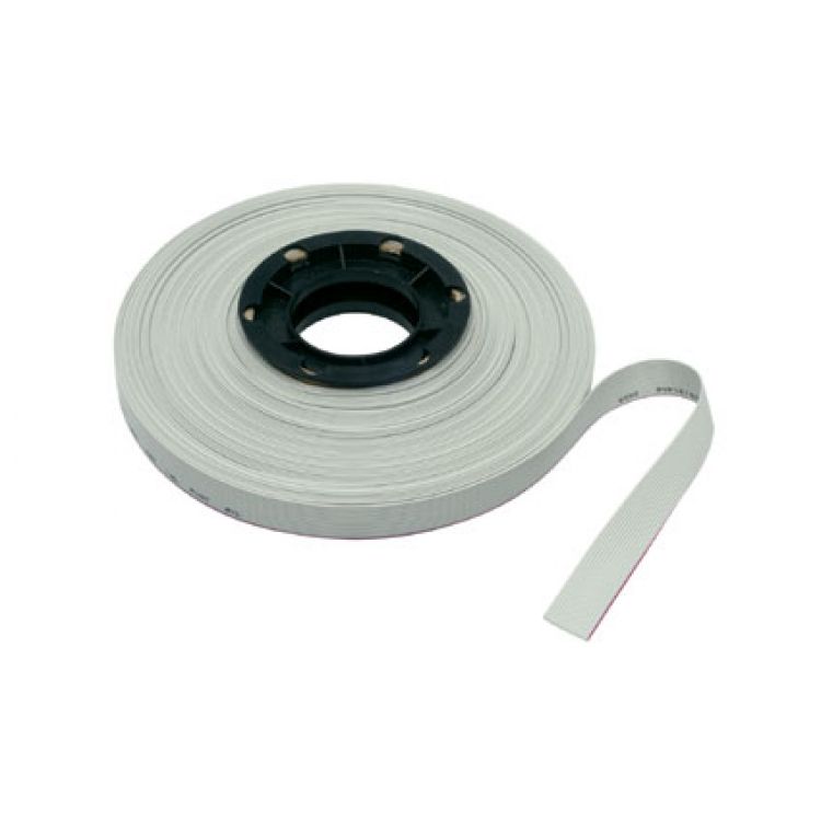 Cable plano de 50 vías, color gris