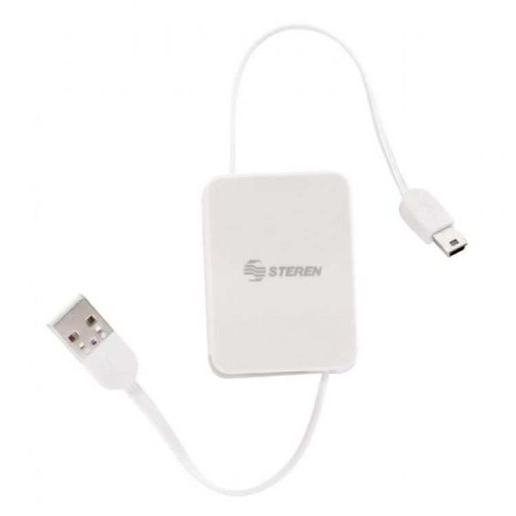Cable retráctil Elite Line de USB a mini USB