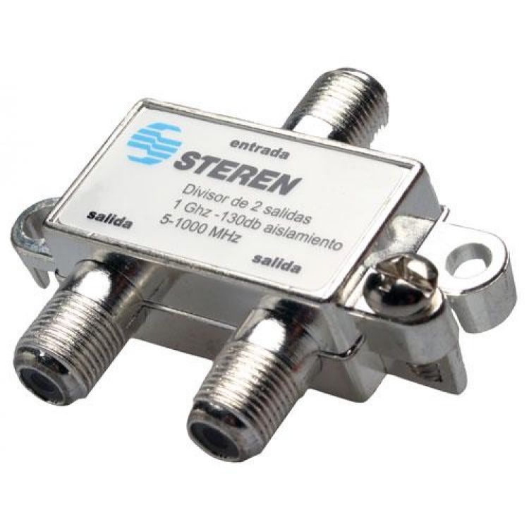 Splitter de 2 salidas a 75 Ohms, 1 GHz
