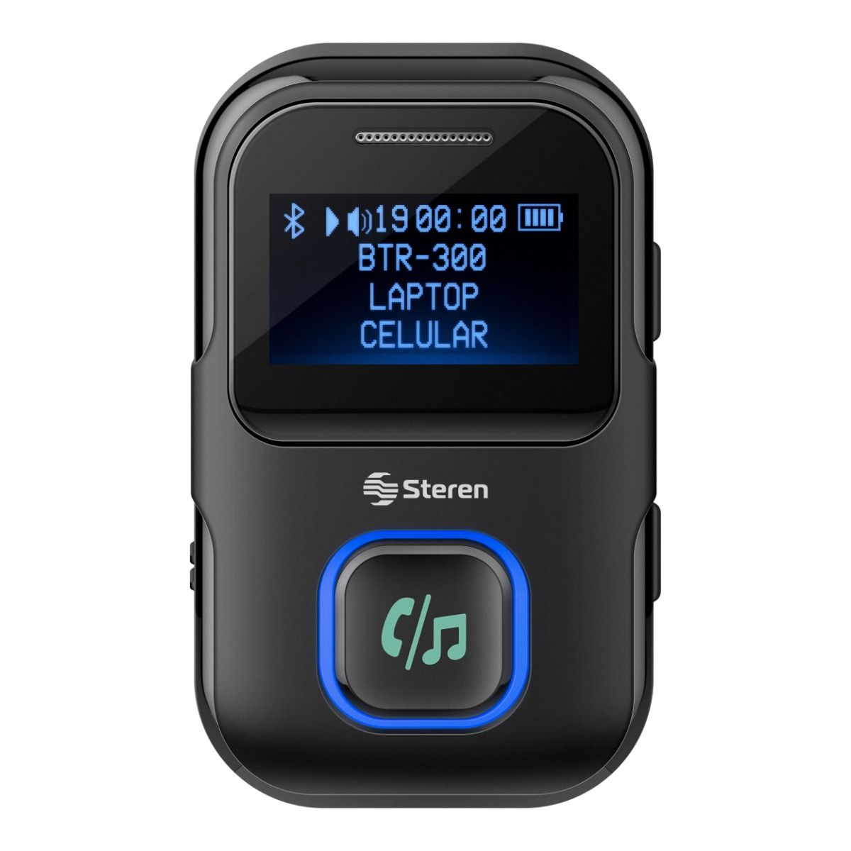 Receptor de audio Bluetooth* y manos libres con batería recargable para 2 dispositivos