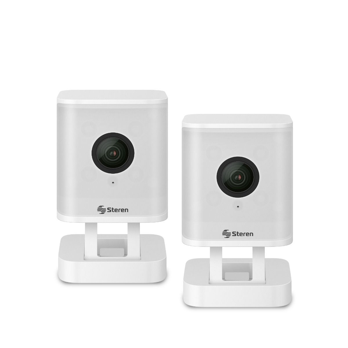 2 mini cámaras de seguridad Wi-Fi 6, 4 Mpx fijas, doble banda