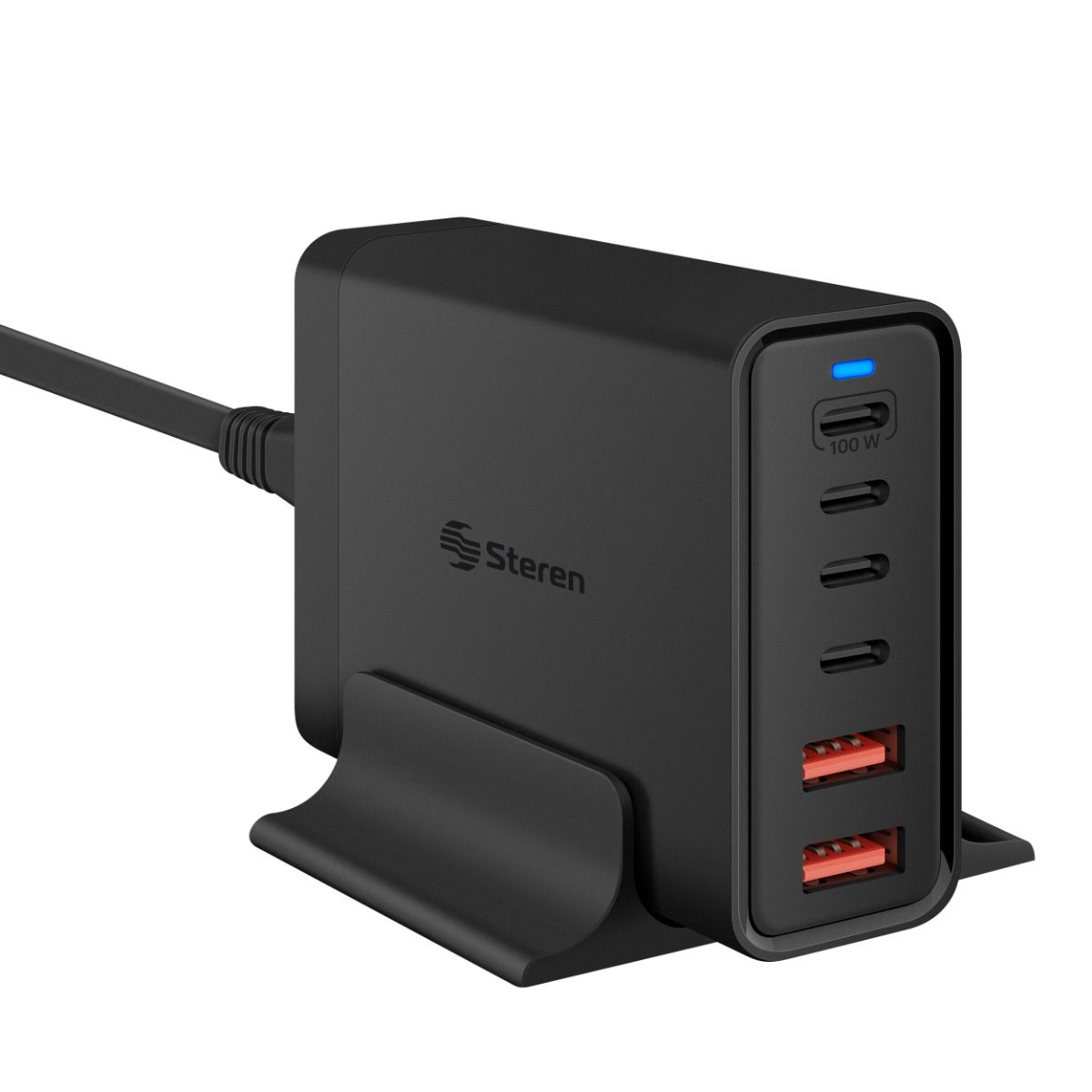 Estación de carga GaN USB C PD 100 W / 20 W / USB QC 18 W