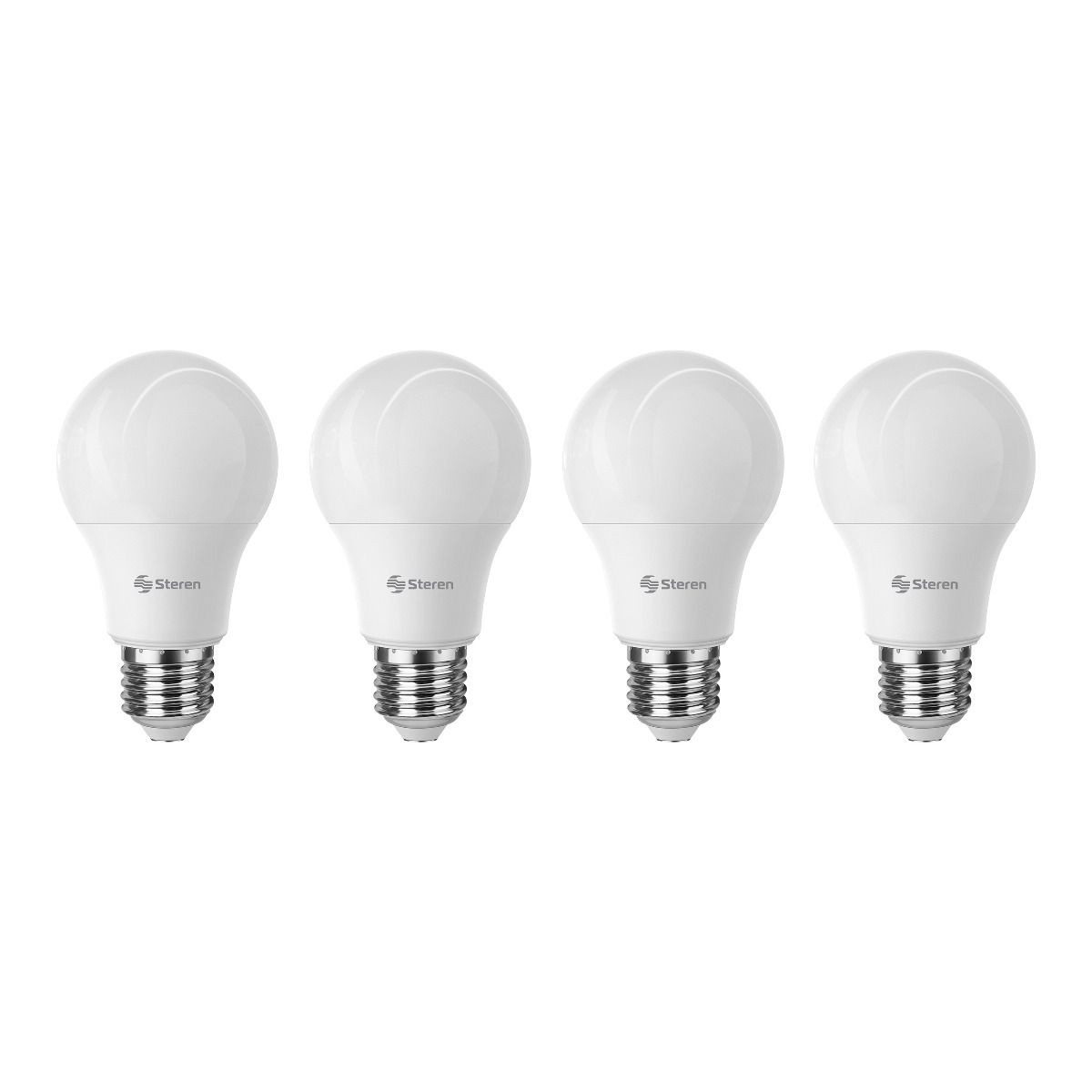 4 bombillos LED de luz fría, 9 W