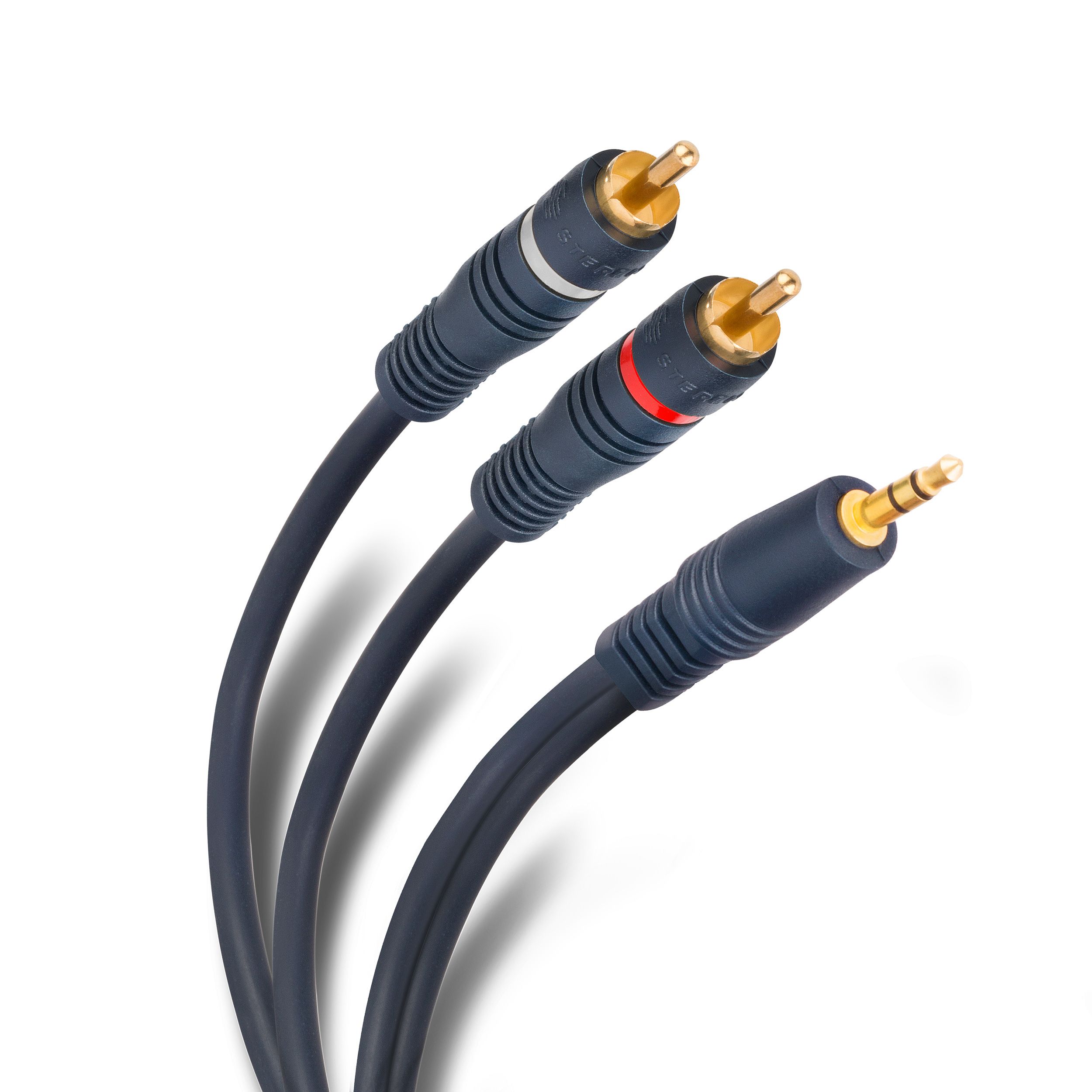 Cable rca con espigas de audio y video 3.6 metros ge