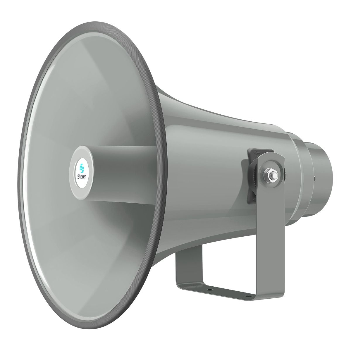 Corneta redonda de 12" con unidad de 40 W, de aluminio