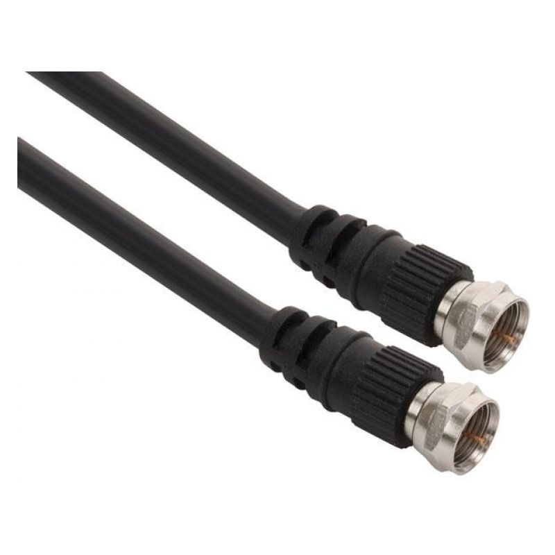 Cable coaxial RG59 con conectores tipo F de rosca, d