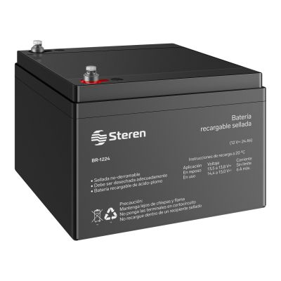Batería sellada de ácido-plomo, 12 Vcc 24 Ah