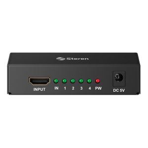 Divisor con amplificador HDMI Full HD de 4 salidas