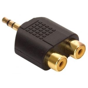 Adaptador elite de plug 3,5 mm a 2 jacks RCA, estéreo