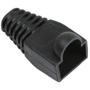 Cubierta protectora para plug RJ45, negra