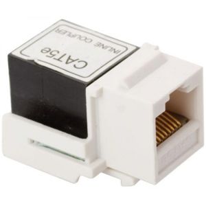 Unión jack a jack RJ45 de 8 contactos CAT 5e, tipo Keystone