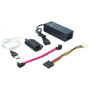 Adaptador/convertidor USB a SATA/IDE para disco duro de 3.5" o 2.5"