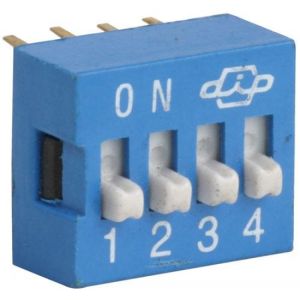 Switch deslizable (Dip Switch) de 4 posiciones