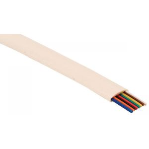 Cable telefónico modular, 8 Vías, 28 AWG