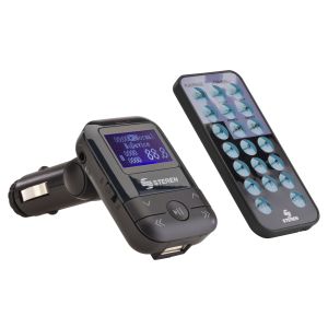 Transmisor FM con reproductor MP3 y entrada AUX 3,5 mm