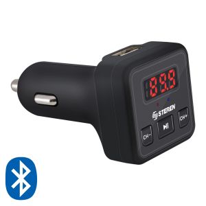 Transmisor FM Bluetooth con cargador USB