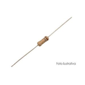 Resistencia de carbón, de 1 Watt, al 5% de tolerancia, de 1.5 kOhms