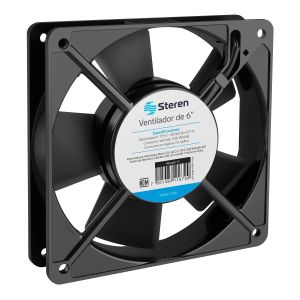 Ventilador metálico de 6”, 117 Vca