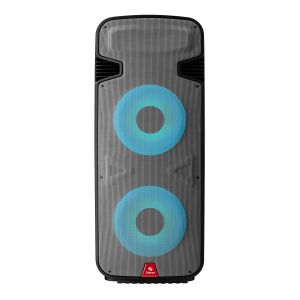 Bafle doble de 15" 6,000 W PMPO profesional Bluetooth con luz LED