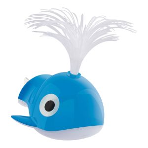 Mini lámpara LED de noche para niños, automática con forma de ballena