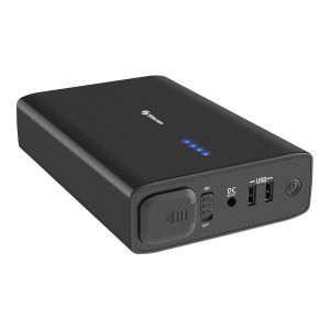 Estación de poder portátil de 24,000 mAh con inversor de corriente de 80 W (110 Vca)