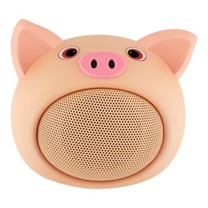 Mini bocina Bluetooth* con forma de puerco