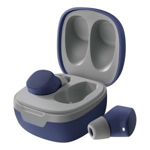 Mini audífonos Bluetooth FreePods True Wireless, azules