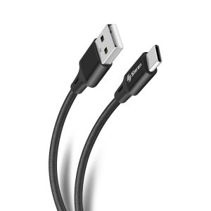 Cable USB a USB C tipo cordón de 1,9 m