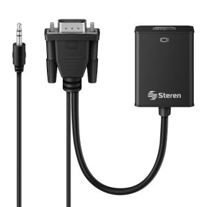 Convertidor VGA y plug 3,5 mm a HDMI