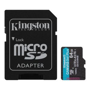 Memoria microSD de 256 GB Kingston, clase U3, V30, A2