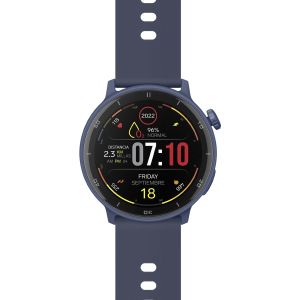 Smart Watch Bluetooth* Touch AMOLED* con función GPS, 1.4”, 3 ATM, 22 mm color azul