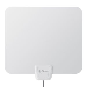 Antena UHF ultra delgada con booster de 25 dB