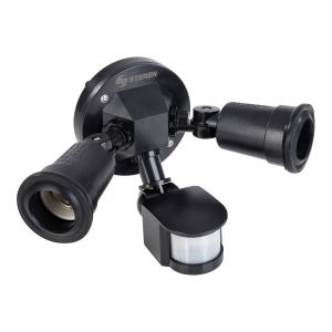 Sensor de movimiento con sockets para 2 bombillos