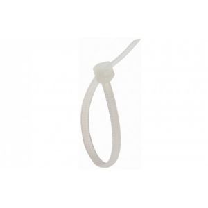 Cincho sujetacable extra corto, blanco