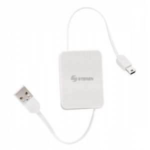 Cable retráctil Elite Line de USB a mini USB