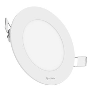 Panel de LED slim de luz fría, circular para plafón, de 6 Watts