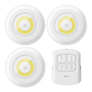 Juego de 3 mini lámparas LED con control remoto