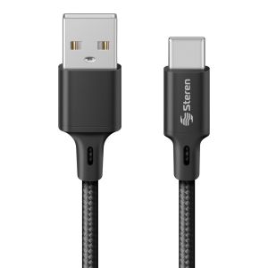 Cable USB a USB C tipo cordón de 1,9 m