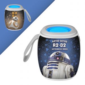 Parlante Bluetooth* con reproductor microSD/SB y radio FM Star Wars™ modelo Droides