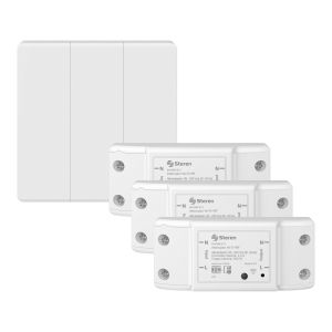 Apagador inalámbrico RF cinético triple