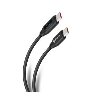 Cable USB C de 2 m 100 W con display que muestra la potencia de carga