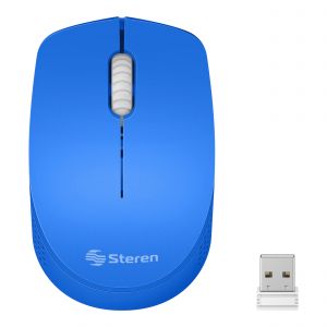 Mouse inalámbrico 1 200 DPI color azul