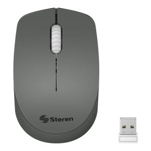 Mouse inalámbrico 1 200 DPI color gris